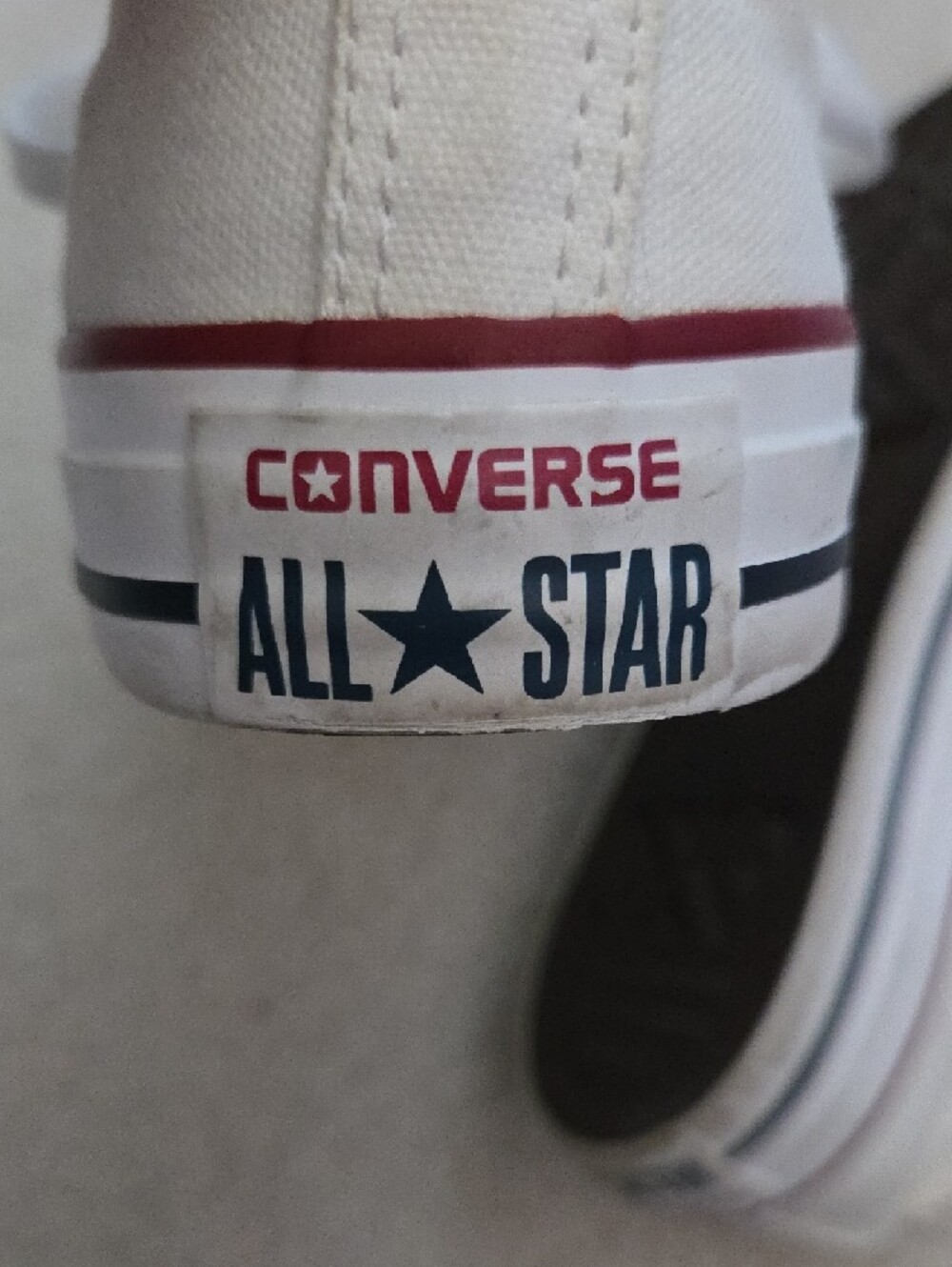 Converse Chuck Taylor All Star Low Top Sneaker In Cream & White - Picture 7 of 8